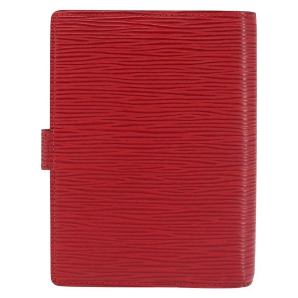 LOUIS VUITTON Epi Agenda PM Day Planner Cover Red